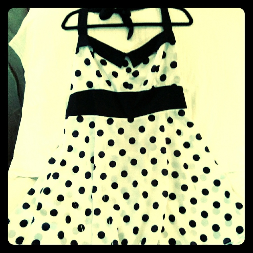 Retro Halter Dress